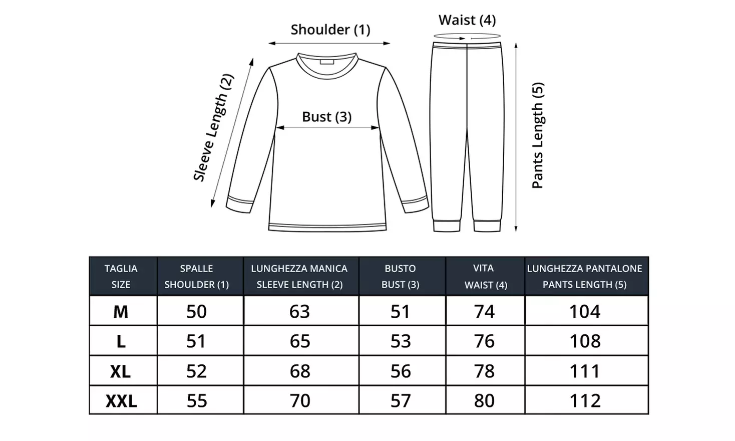 Pigiama uomo in cotone di Sergio Tacchini o Navigare