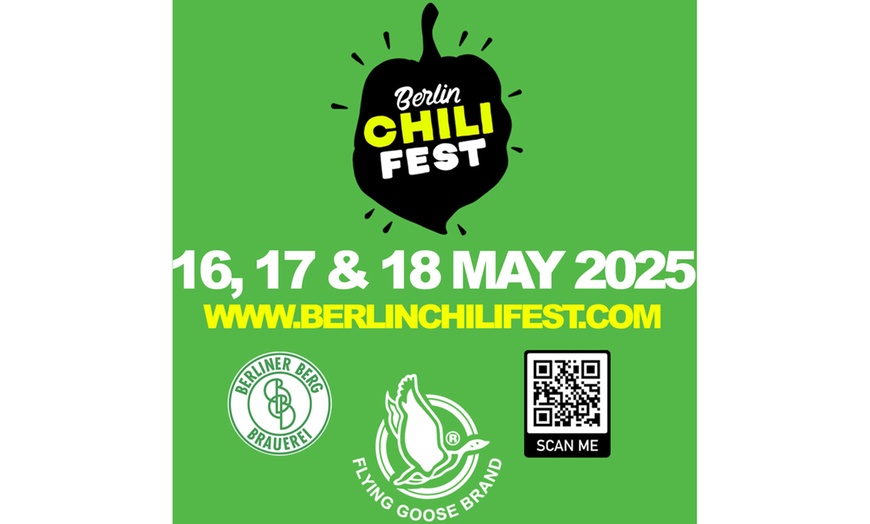 Image 2: Berlin Chili Fest Spring, Harvest oder Christmas für 1 Person