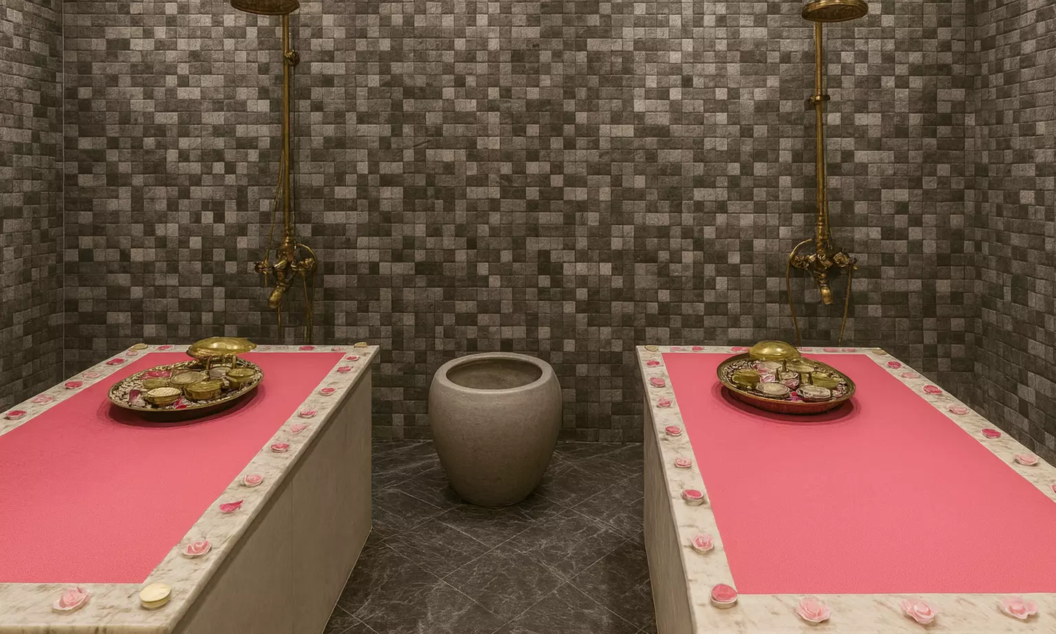 45 Min Classic Moroccan Bath w/ Body Scrub, Hair Wash, Blowdry & More