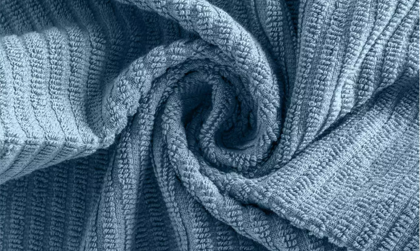 Juego de 5 toallas de 100 % algodón ultrasuave en color liso