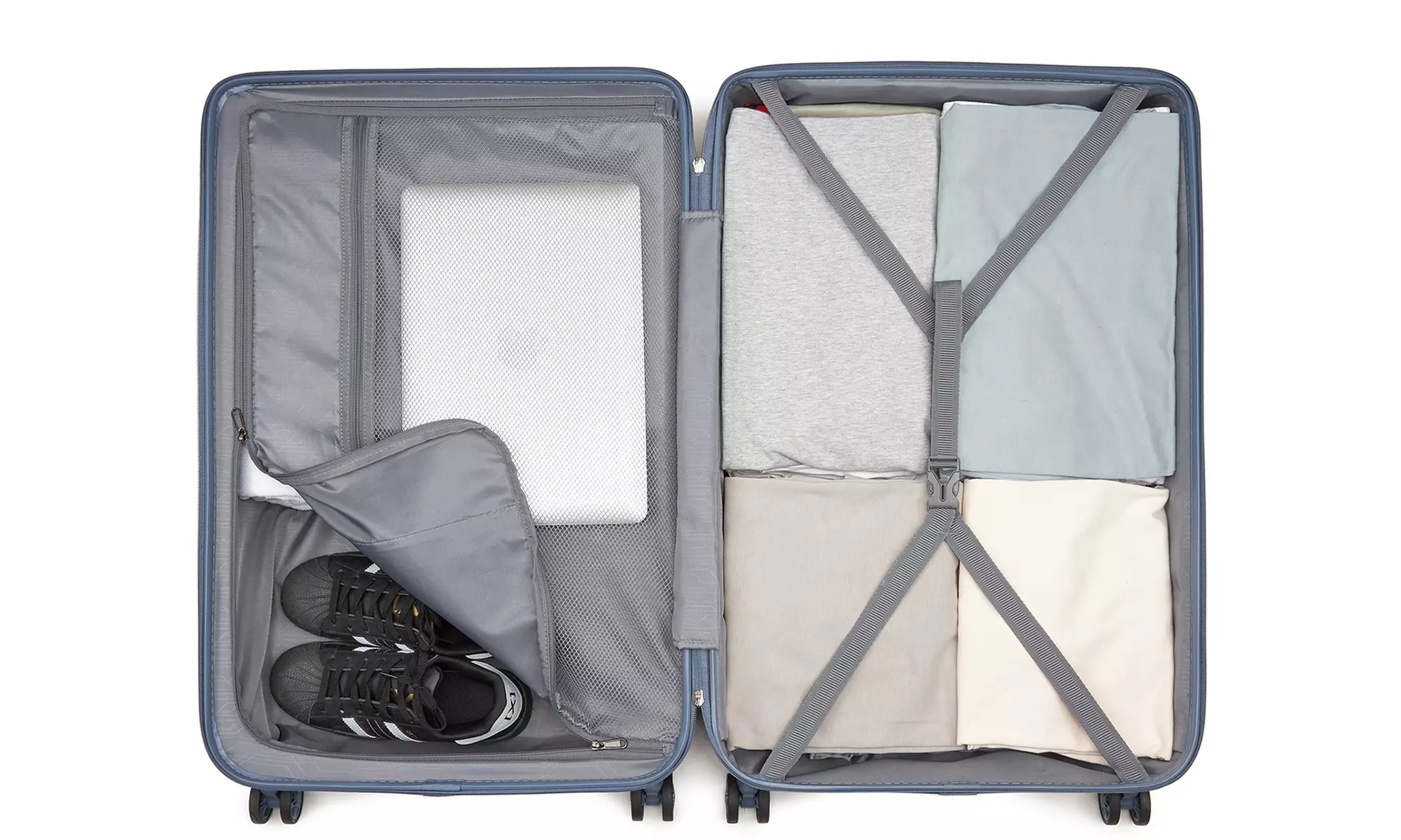 1x oder 3x KONO Hartschalen-Reisekoffer