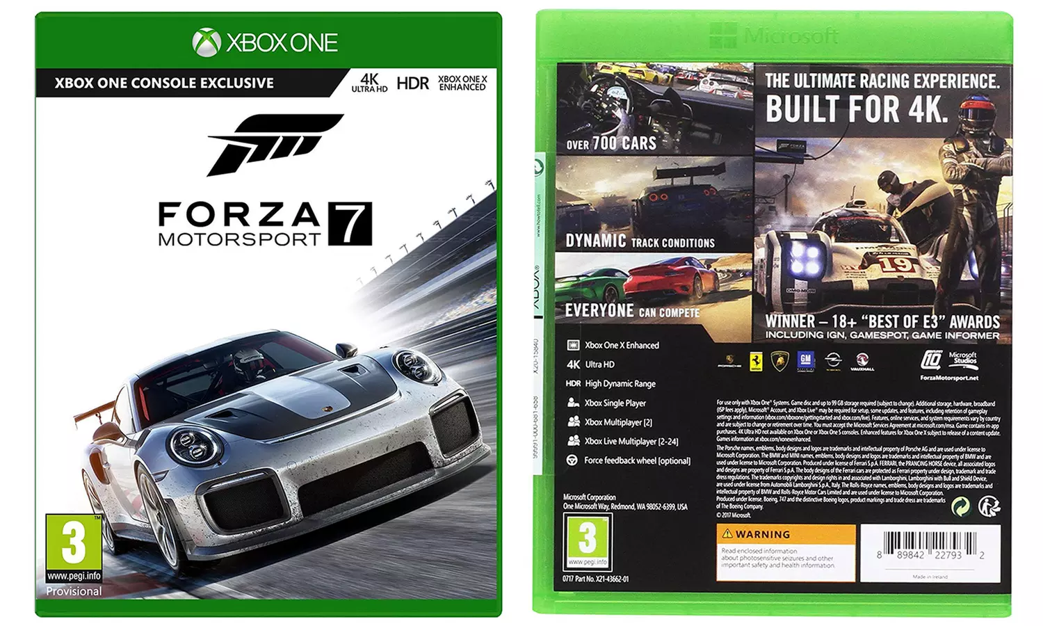 Microsoft Xbox One Forza Motorsport 7 Standard Edition - Primary Image
