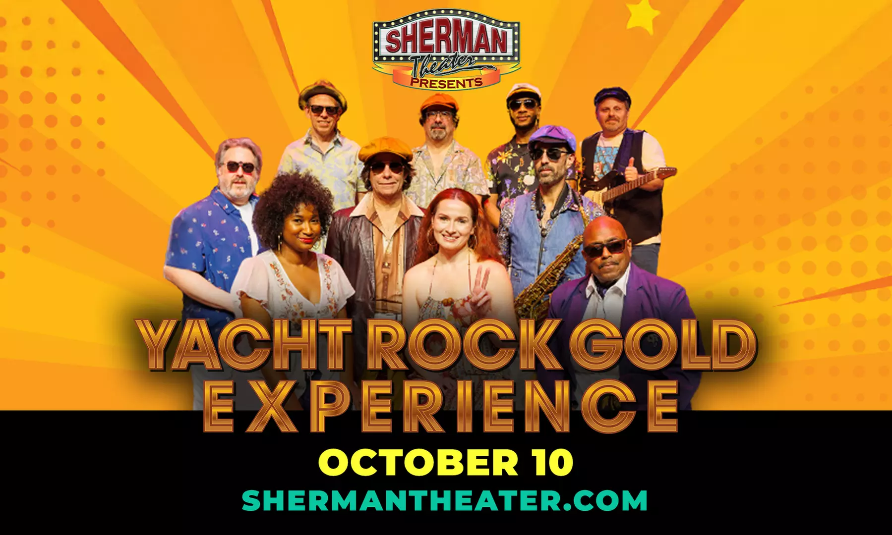 Yacht Rock Gold Experience on October 10th at 8 p.m. - Primary Image