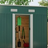 Image 4: Outdoor Garden Compact Metal Storage Shed