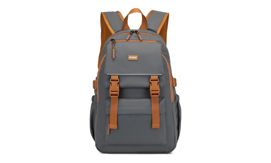 Image 10: Water-Resistant Backpack