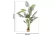 Plante tropicale artificielle avec pot, modèle au choix - Image 7