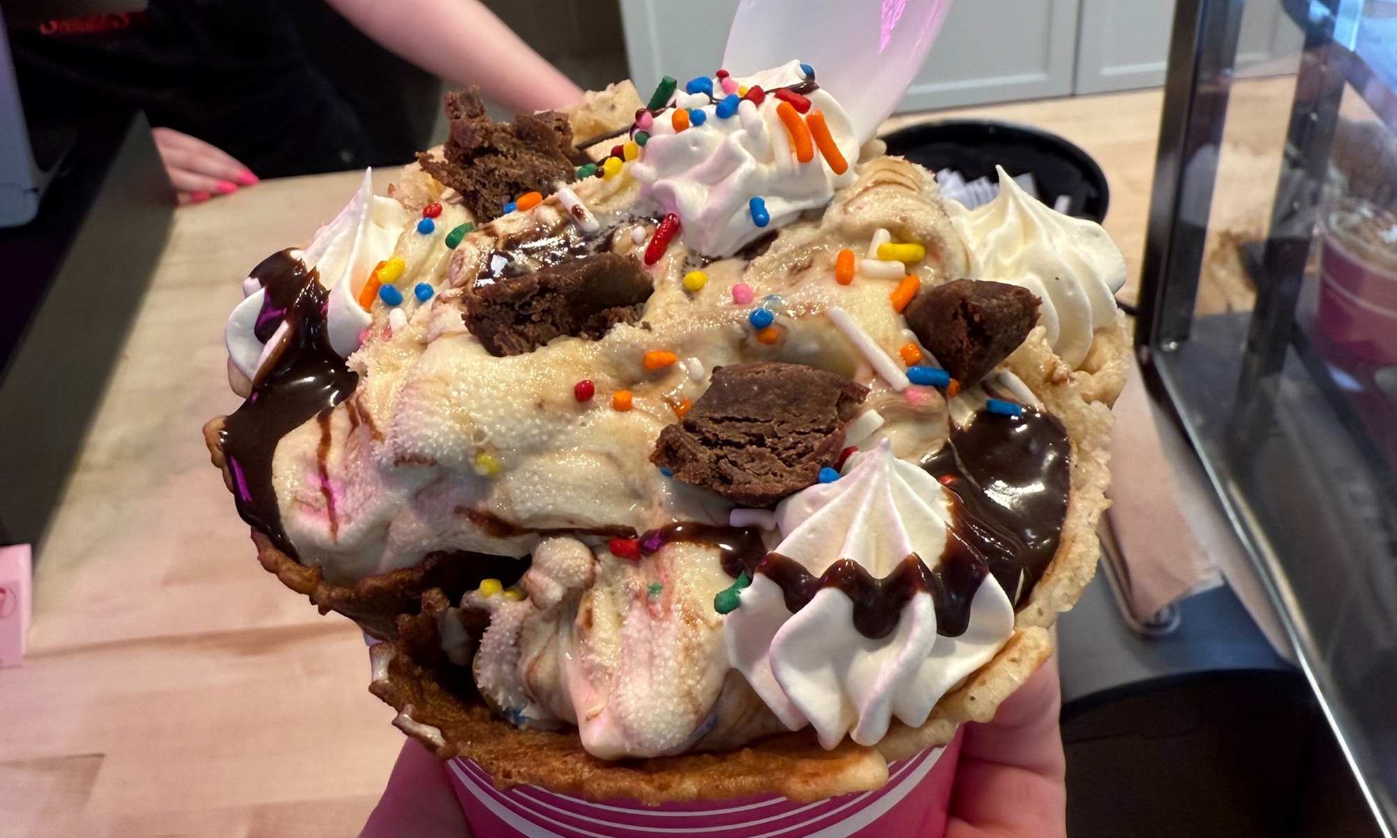 Ice Cream Experience for 2 or 4 People With Waffle Cones 