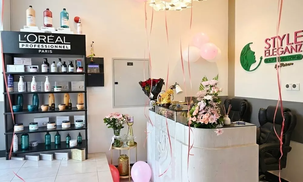 Hair Services: Trim & Blow-Dry, Root Color, Spa, Keratin or Highlights