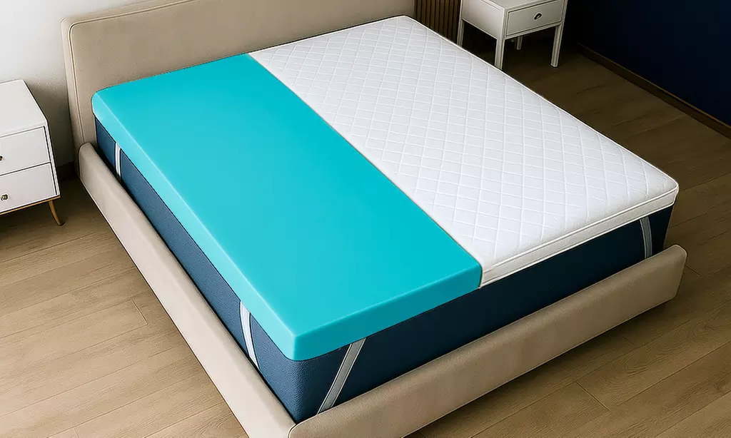 Surmatelas en mousse mémoire 9 zones The White Stone