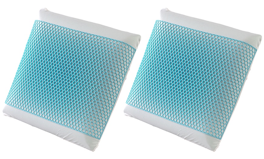 Image 9: Almohada de espuma viscoelástica y estructura alveolar, de Sampur