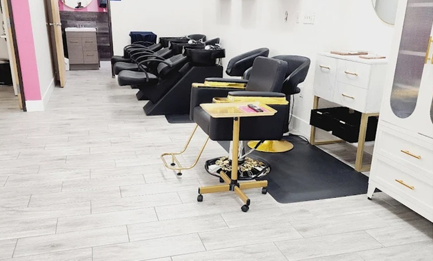 Image 3: Choose from Acrylic Nails full set, Pedicure, or Manicure