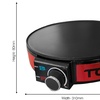 Image 4: TODO 1400W Electric Crepe Maker Pancake Skillet Griddle