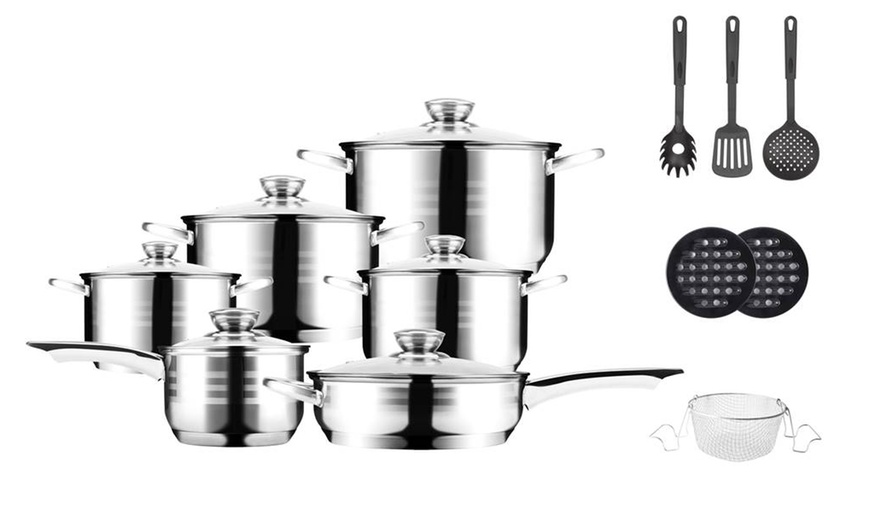 Image 16: Batería de cocina de 16 o 18 piezas RoyaltyLine