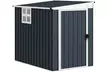 Outsunny 4x6ft Outdoor Garden Storage Shed with Window and Vents - Image 2