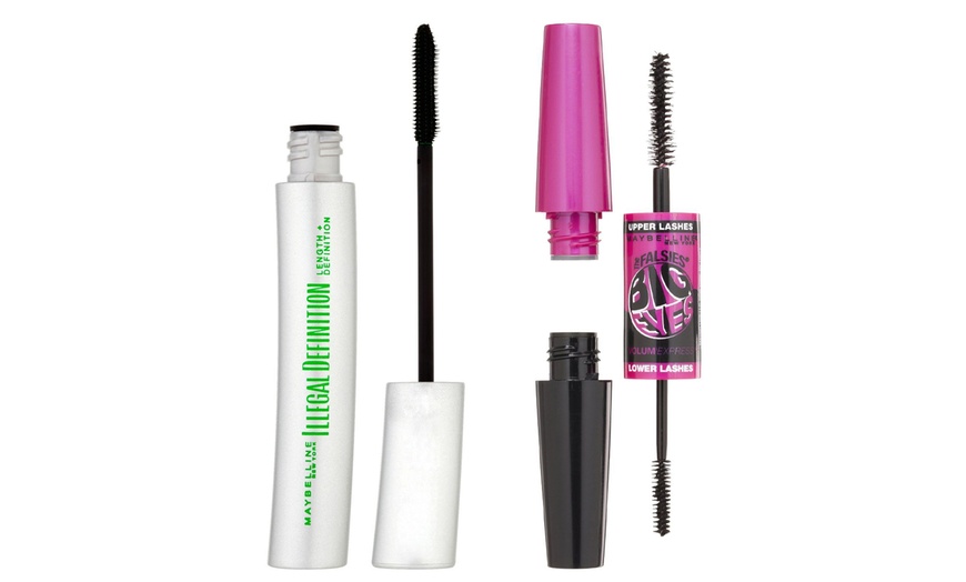 Image 3: Maybelline Two-Piece Mascara Set