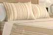 Soft Stripe Printed Microfiber Bed Sheet Set - Second Medium