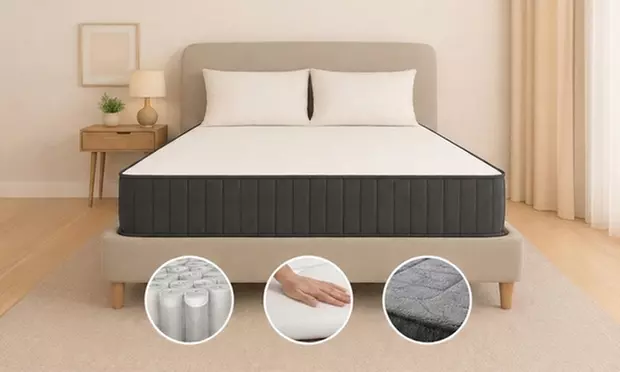 Lachelle Bed Frame with Optional Pocket-Sprung Memory Foam Mattress