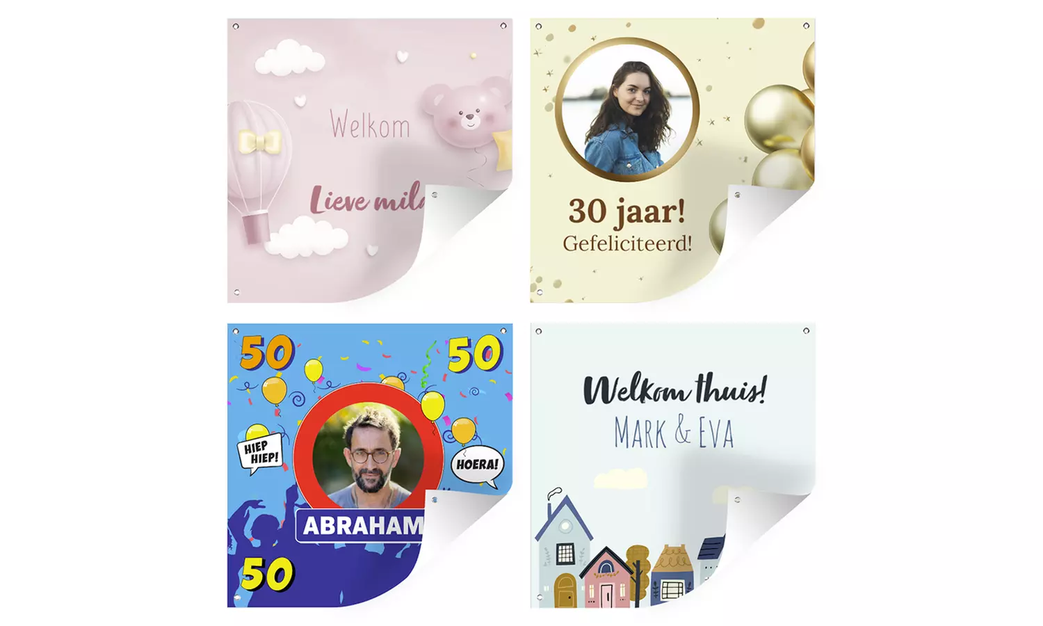 Spandoek met eigen ontwerp