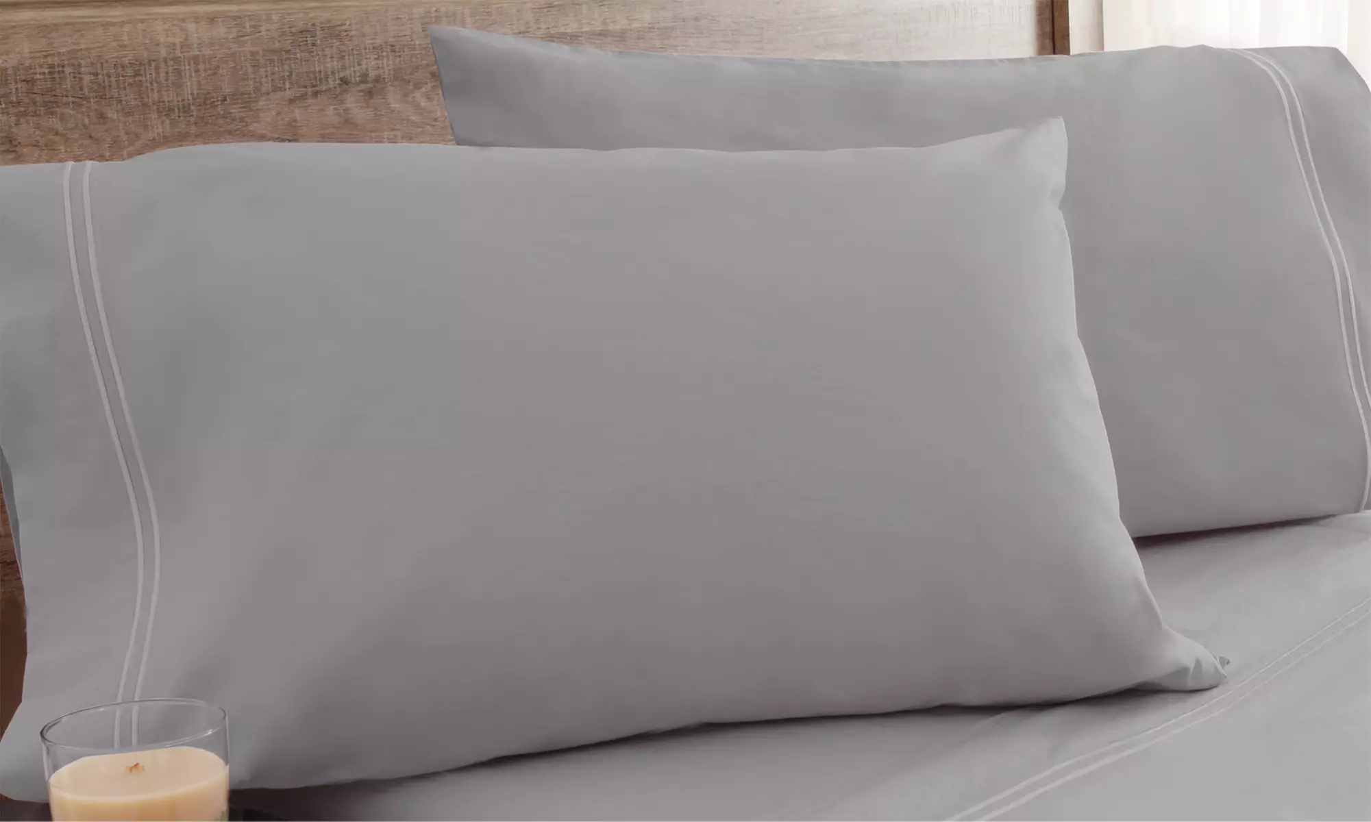 100 Thread Count 100% Cotton Soft Wash Percale Sheet Set - Second Medium
