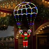 Image 1: Santa Claus Parachute Decorative Light String