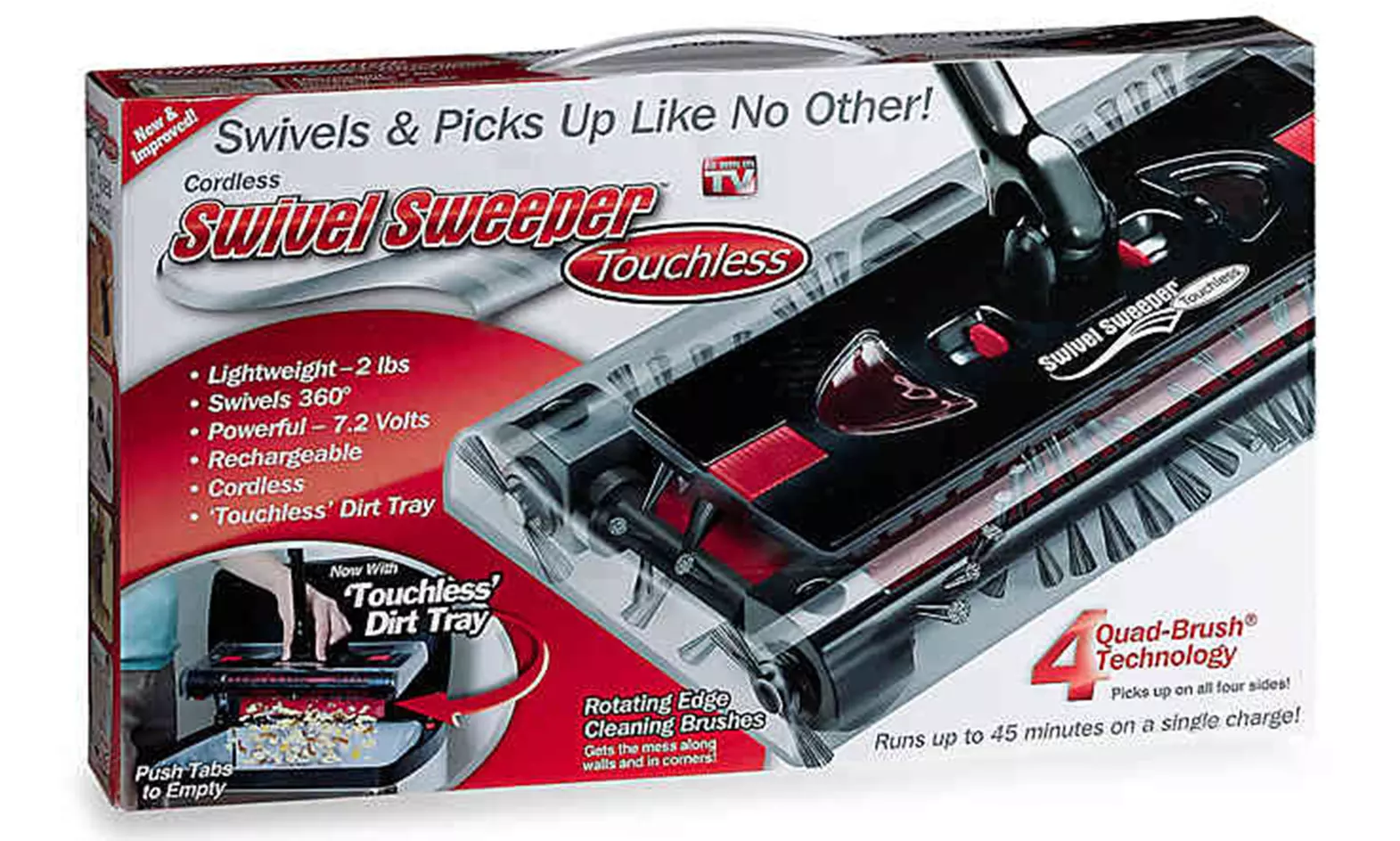 Cordless Swivel Floor and Carpet Sweeper - Second Medium