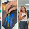 Image 8: Taller de pintura y texturas con degustación de vinos volcánicos