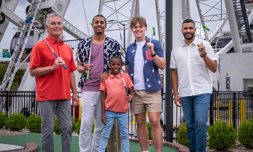 Image 3: Iconic KC Wheel & Pennway Putt – Panoramic Views & Mini Golf in KC