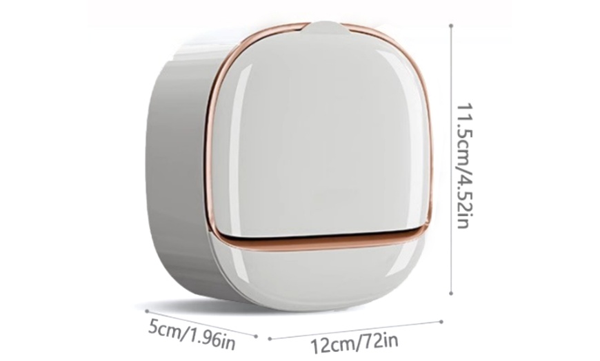 Image 7: Luxury Soap Holder with Drain Tray