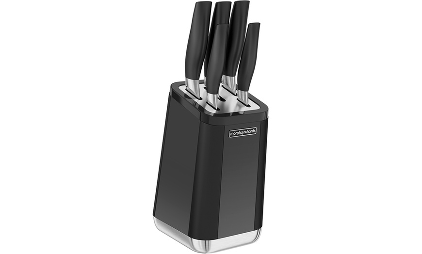 Image 11: Morphy Richards Knife Block Set