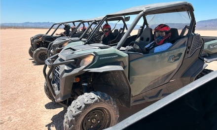 Desert UTV Off-Road Driving Adventure in ONE 2-Seater UTV (up to 2 Drivers) [Online Redemption Required] - Adrenaline Junkies
