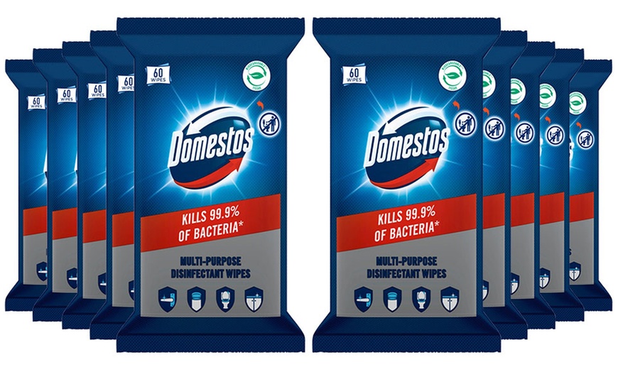 Image 5: Up to 15-Pack of Domestos Disinfectant Antibacterial Wipes