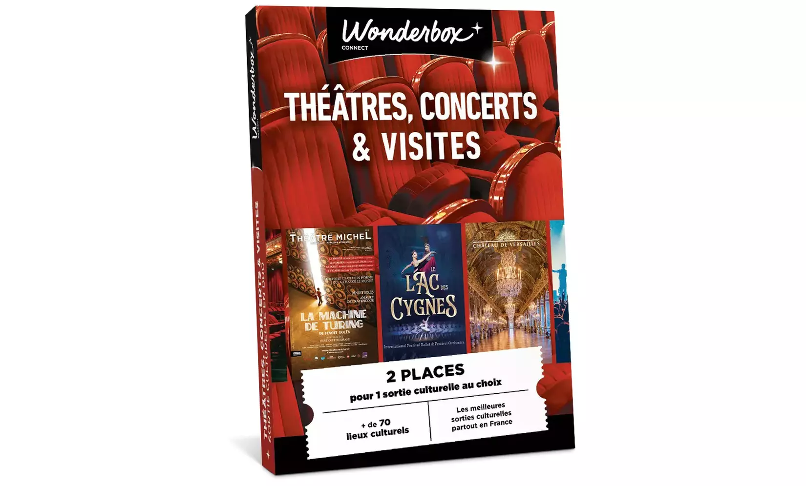 Coffret-cadeau "Théâtre, concerts & visites" avec Wonderbox Connect