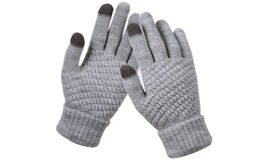 Image 6: 1 ou 2 paires de gants avec fonction écran tactile