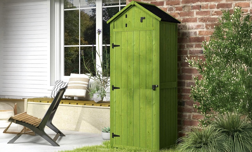 Image 2: Utility Outdoor Small Wooden Shed in choice of colours