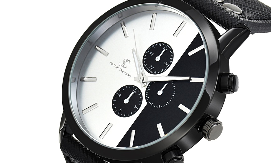 Image 14: Reloj de acero inoxidable con movimiento de cuarzo, de SC Crystal