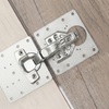 Image 4: 10-Pack Cabinet Hinge Repair Plate Kit - Stainless Steel Heavy Duty Fix for Kitchen & Wardrobe Doors with Screws