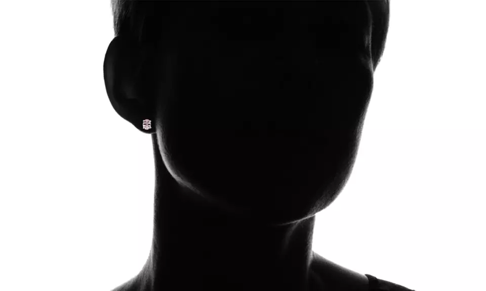 Sterling Silver Simulated Pink Tourmaline 7x5mm Oval Stud Earrings