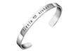 1, 2 ou 3 bracelets avec inscription gravée pour sœurs en anglais - Second Medium