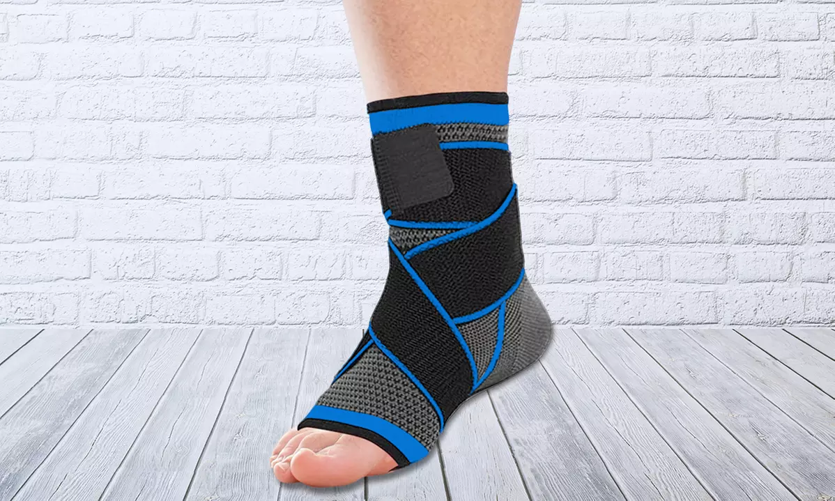 DCF Adjustable Ankle Compression Sleeve for Men and Women (1-Pair)