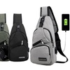 Image 1: Unisex Sling Bag Shoulder Chest Crossbody Bag Hiking Travel Backpack