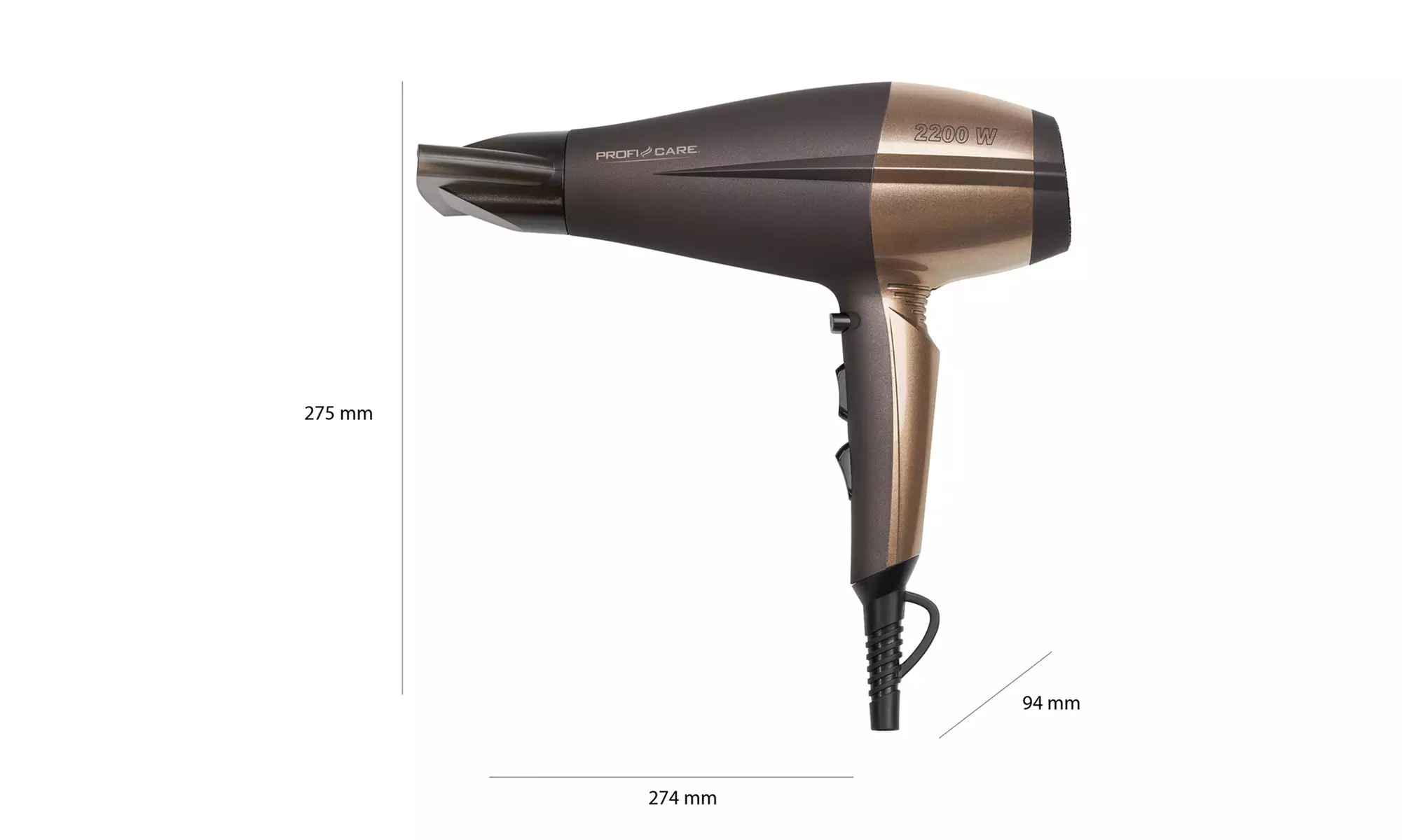 Proficare 2200-W-Haartrockner