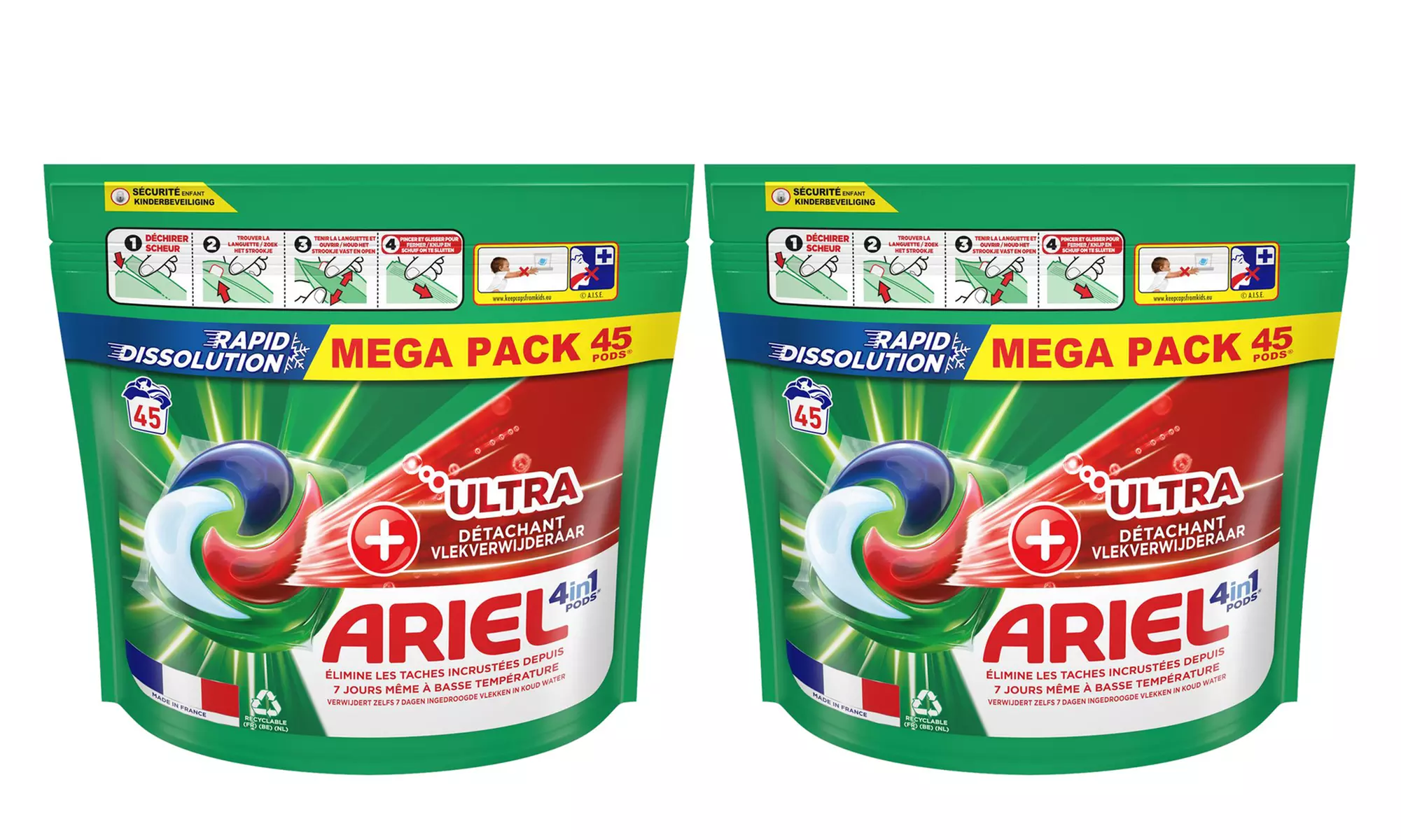 Bis zu 180 Ariel All-in-One Pods Ultra/Touch of Lenor (bis 0,52€/Pod)
