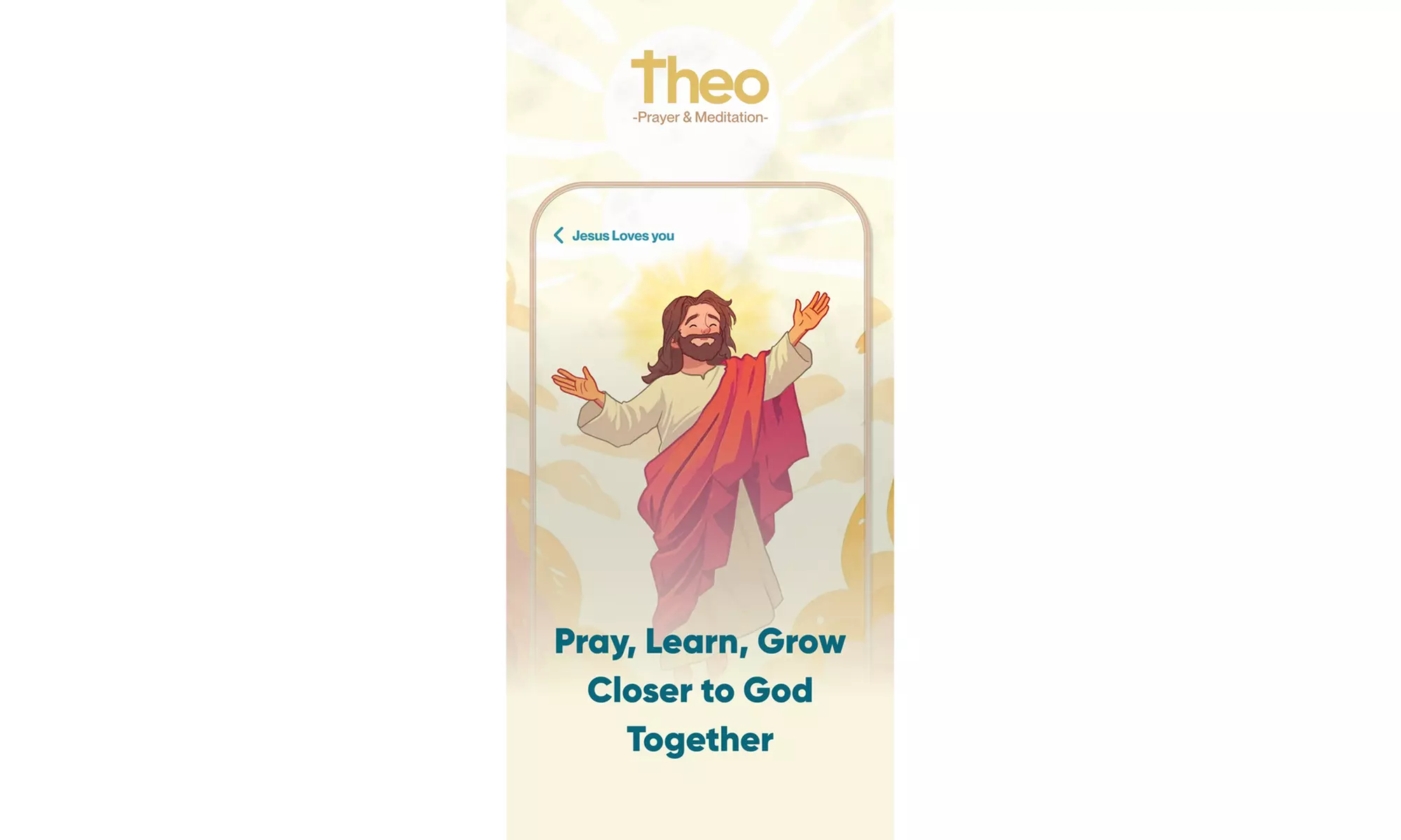 94% off 1 Month of Theo Pray and Meditation App
