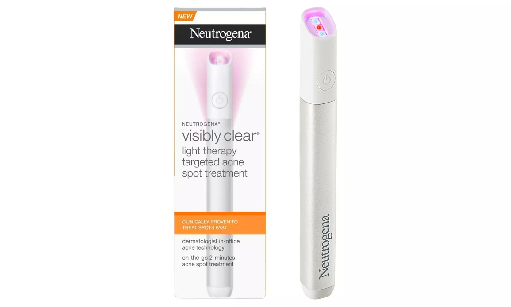 1 ou 2 stylos de luminothérapie anti-acné "Visibly Clear" de Neutrogena - Primary Image