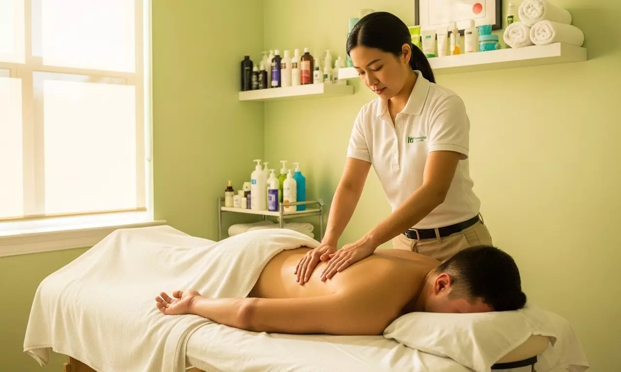 Relax Together with One 60 or 90 Minute Couples Session Massage at Iti Massage School (Up to 42%Off) - Primary Image