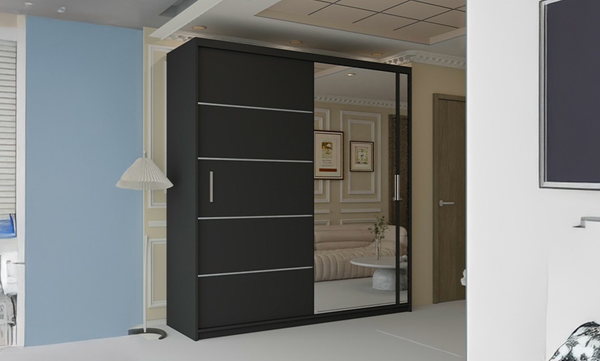 Image 10: Sliding Wardrobes 4u Sliding Doors Wardrobe with Mirror
