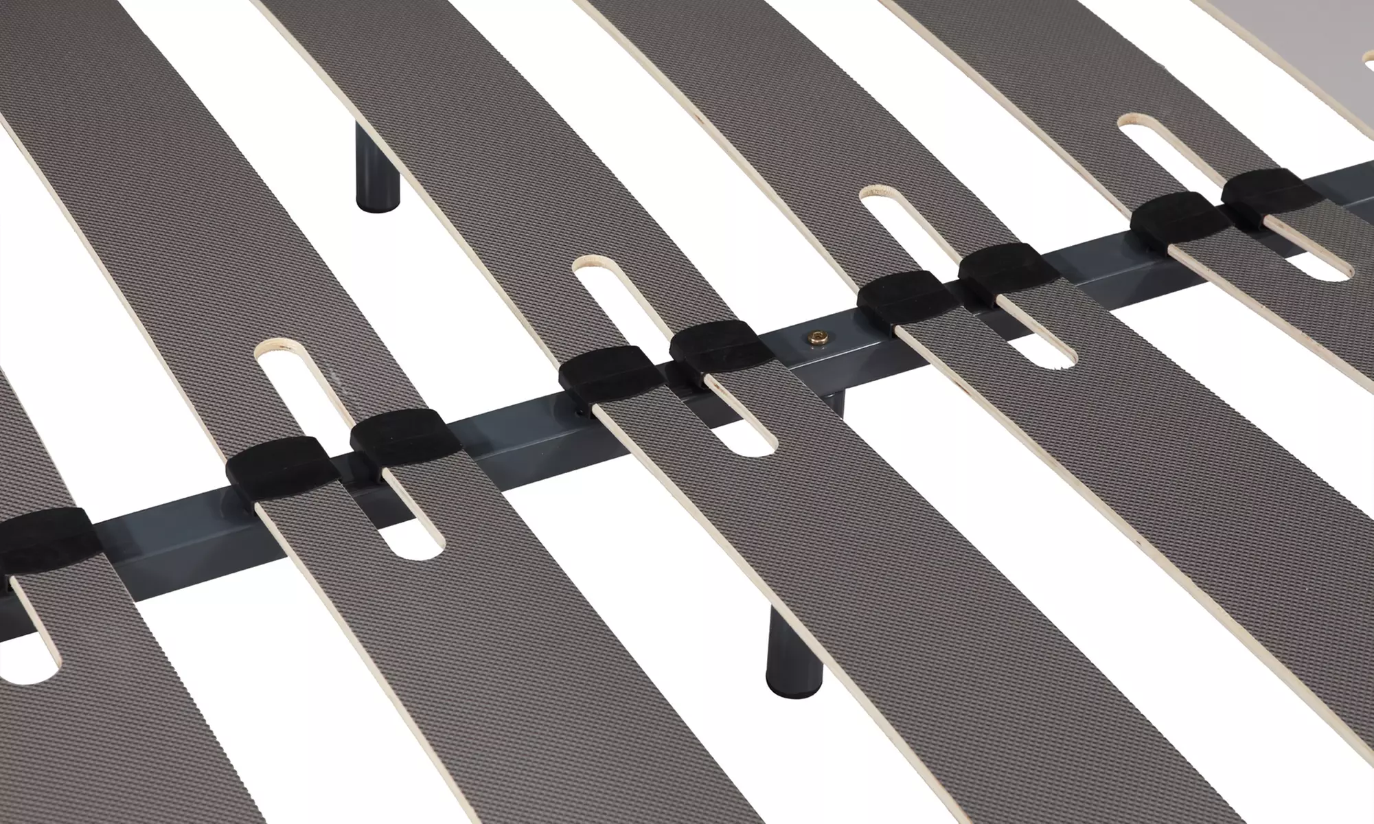 Sommier orthopédique à larges lattes, pieds inclus