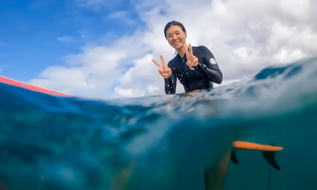 Surfing in Waikiki