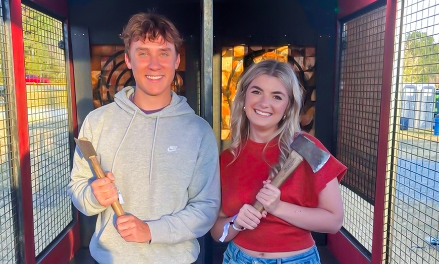 Image 3: Mobile Axe-Throwing Party for Up to 25