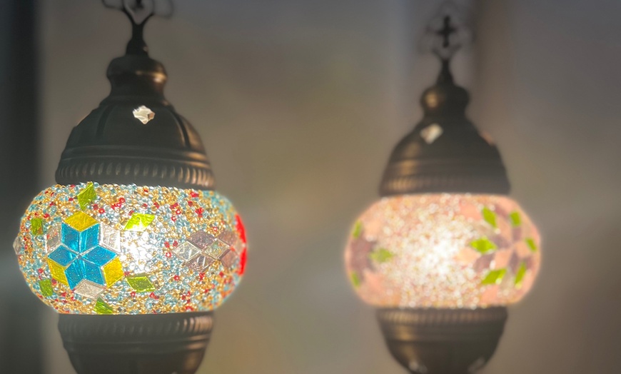 Image 3: Gestalte deine eigene Mosaiklampe, opt. mit türkischer Kaffee-Kurs 